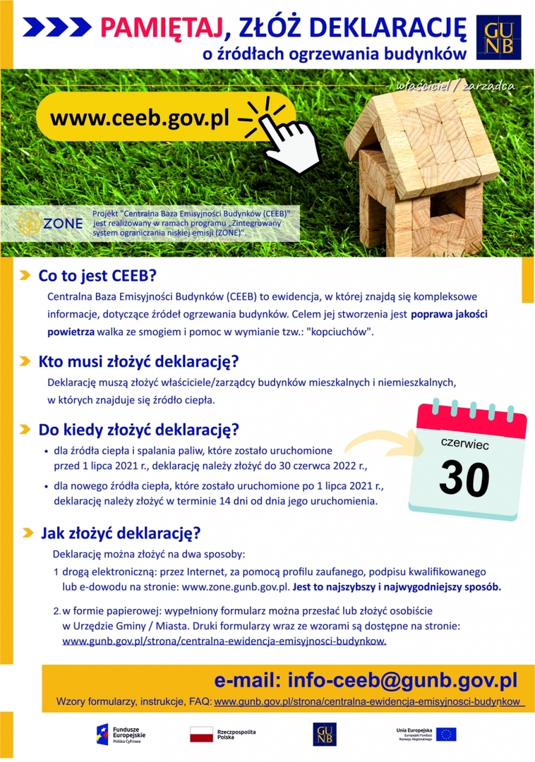  deklaracji dotyczącej źródeł ciepła
