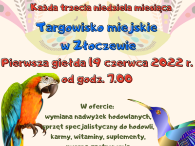 Giełda ptaki egzotyczne Złoczew
