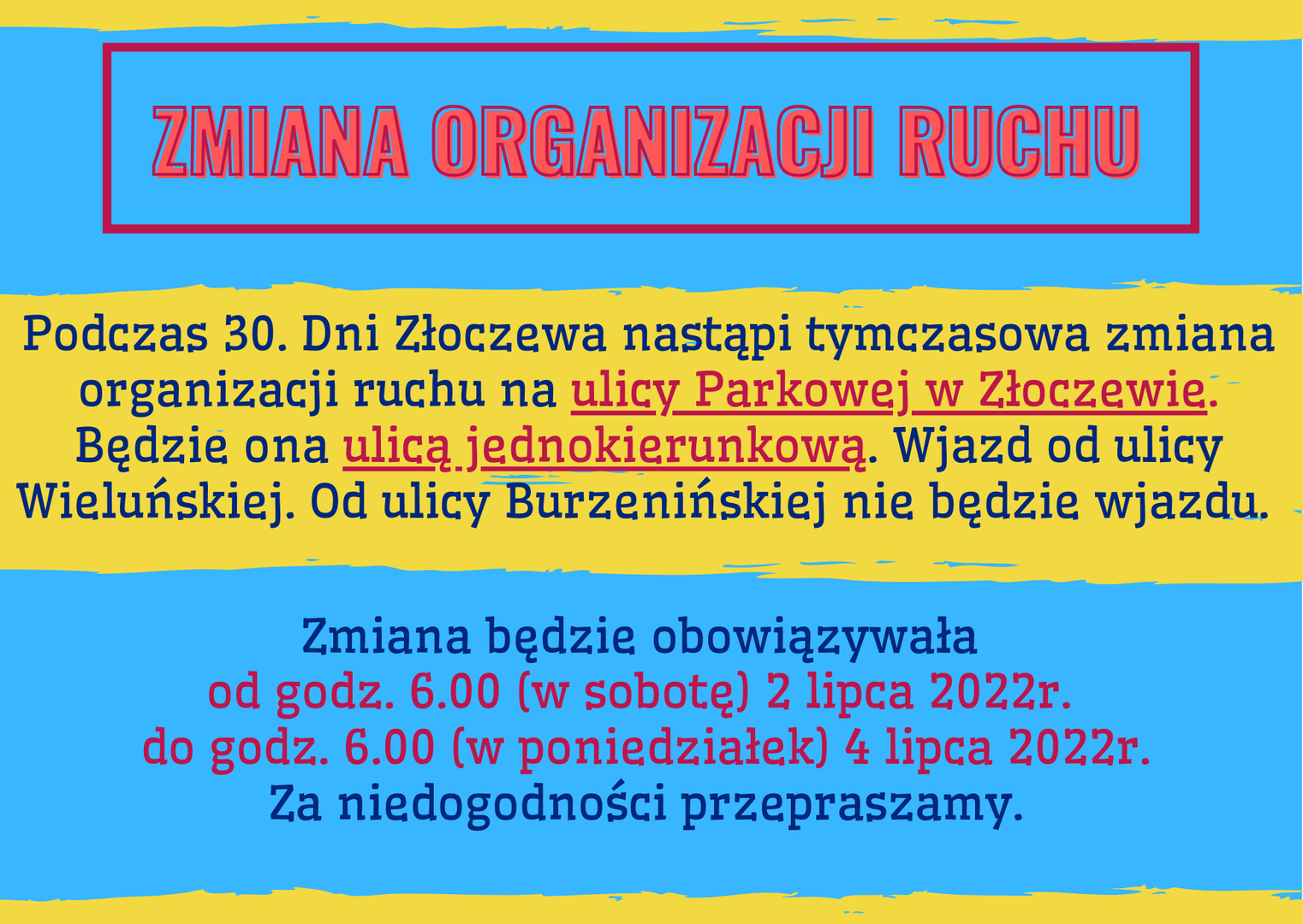 zmiana organizacji