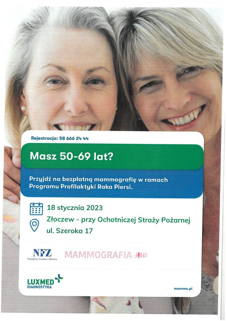 badania mammograficzne.