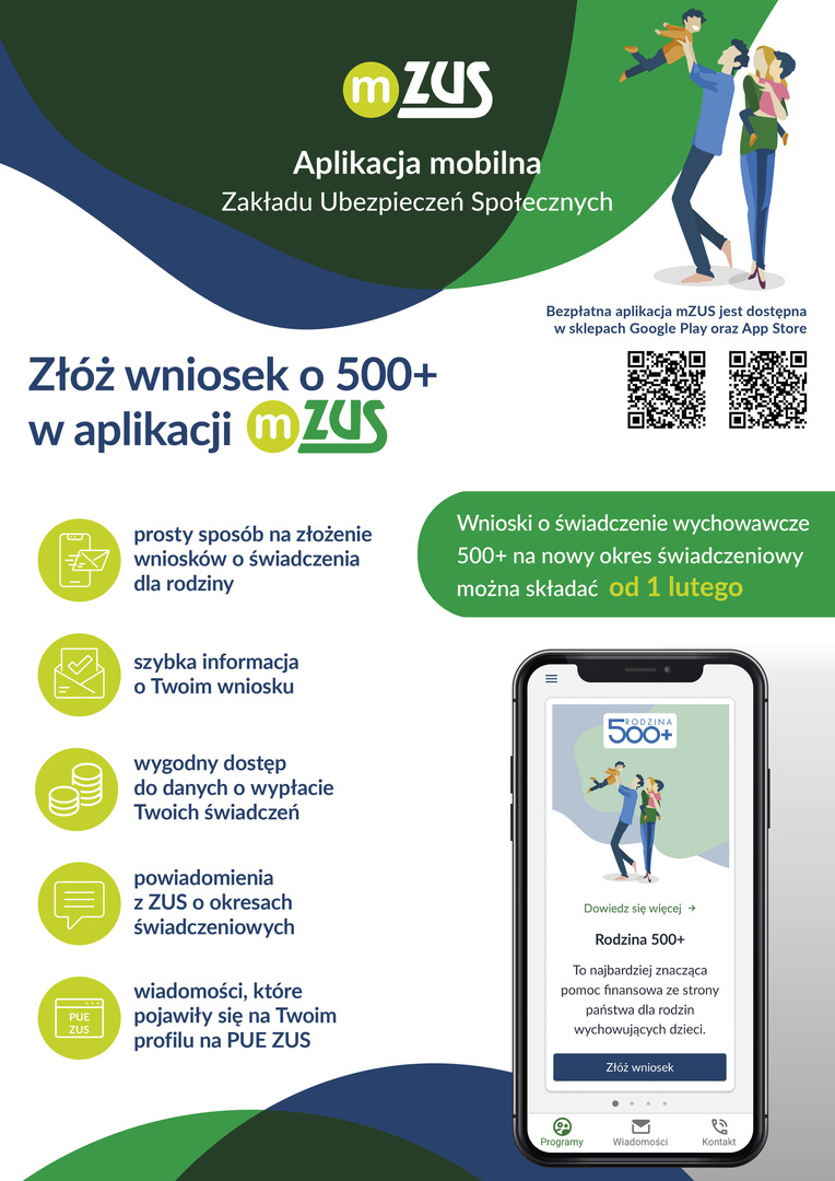 Plakat mZUS