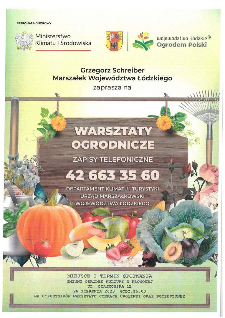 Warsztaty ogrodnicze