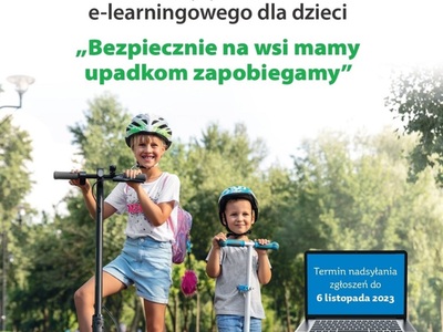 Plakat kursu e-learning 2023