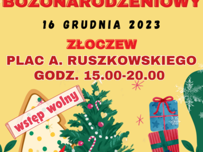 Plakat Jarmark Bożonarodzeniowy