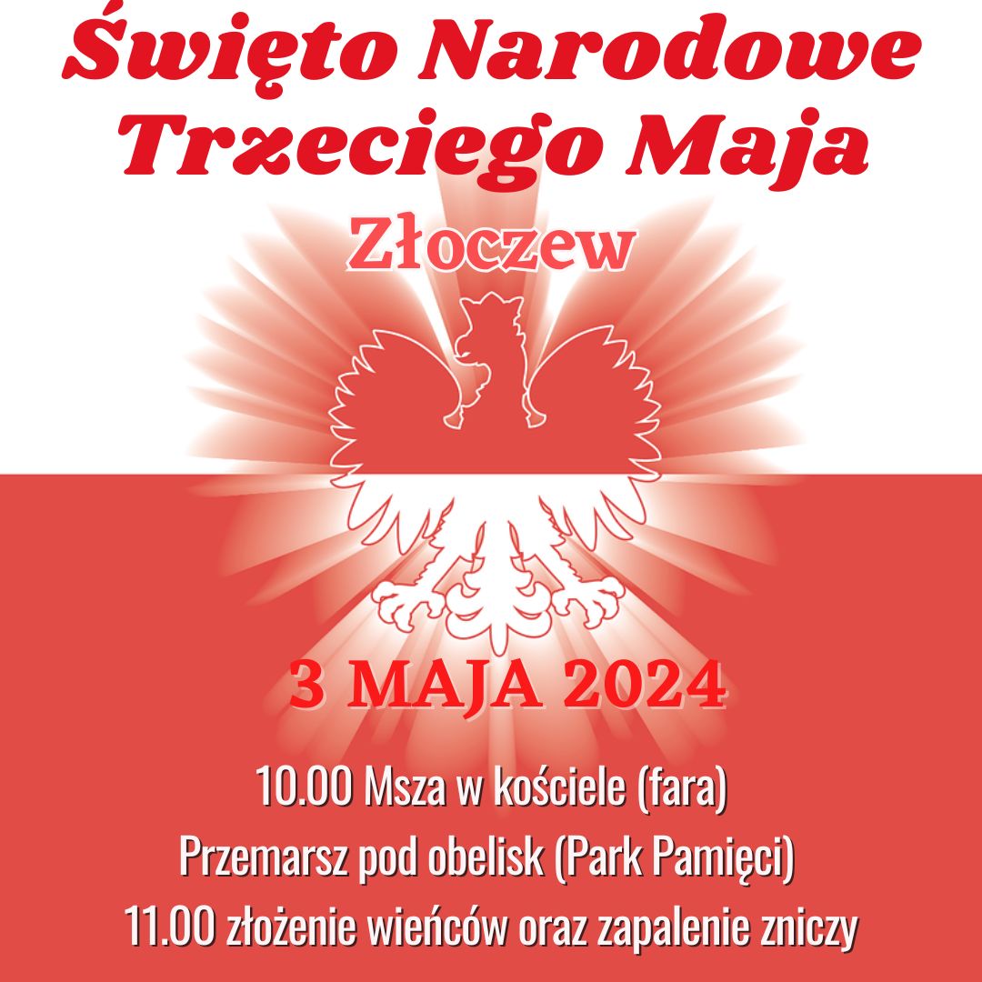 Święta Narodowego Trzeciego Maja.