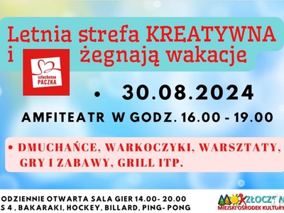 plakat Letnia Strefa Kreatywna