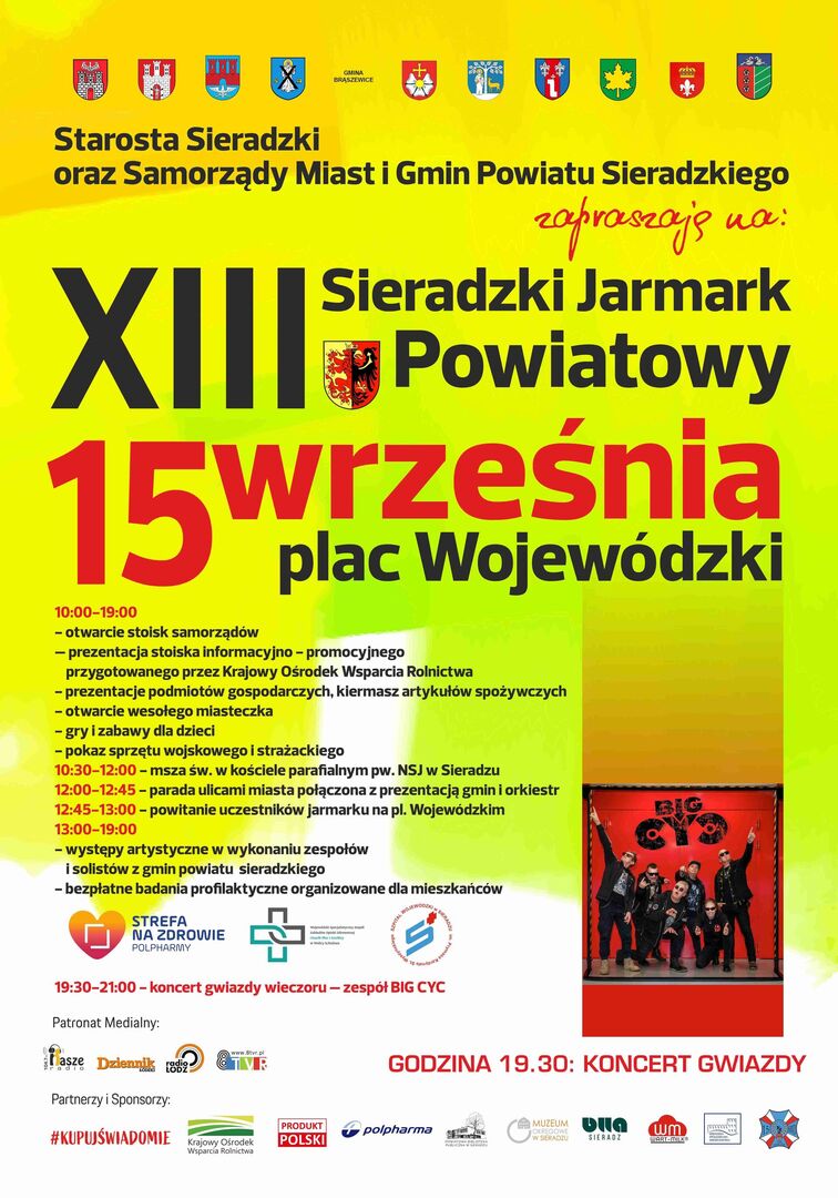 plakat Sieradzki Jarmark Powiatowy