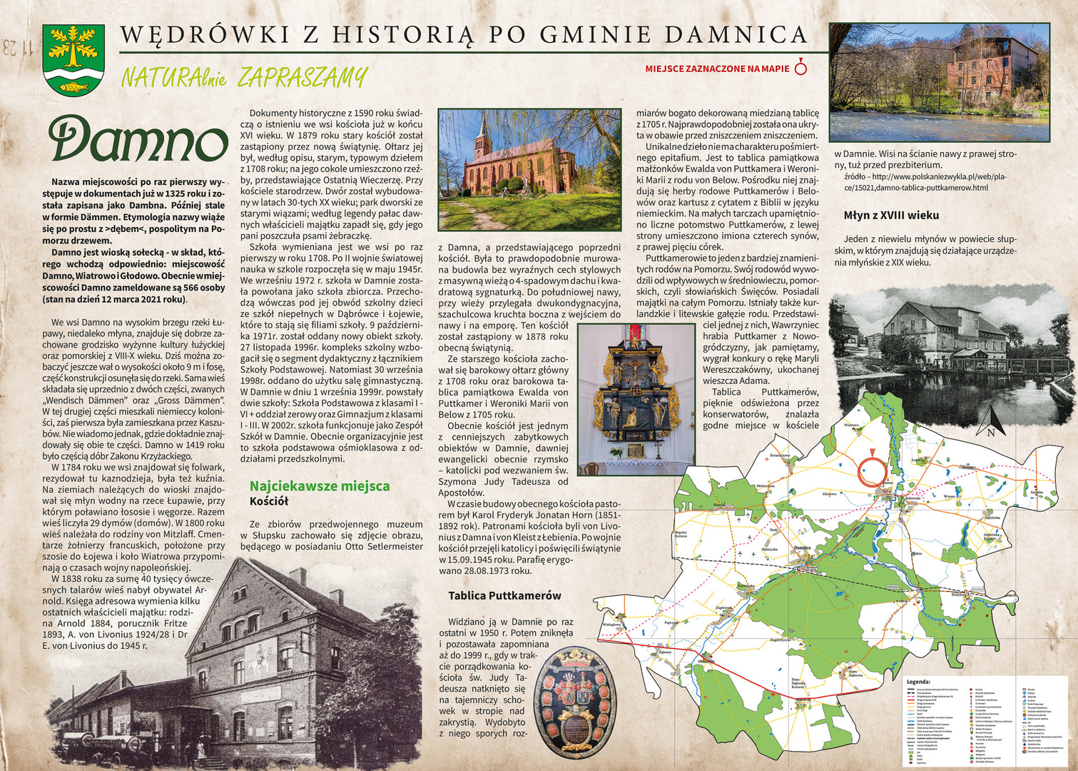 Wieś Zamieszkana Przez Drobną Szlachtę Nasze miejscowości - Gmina Damnica