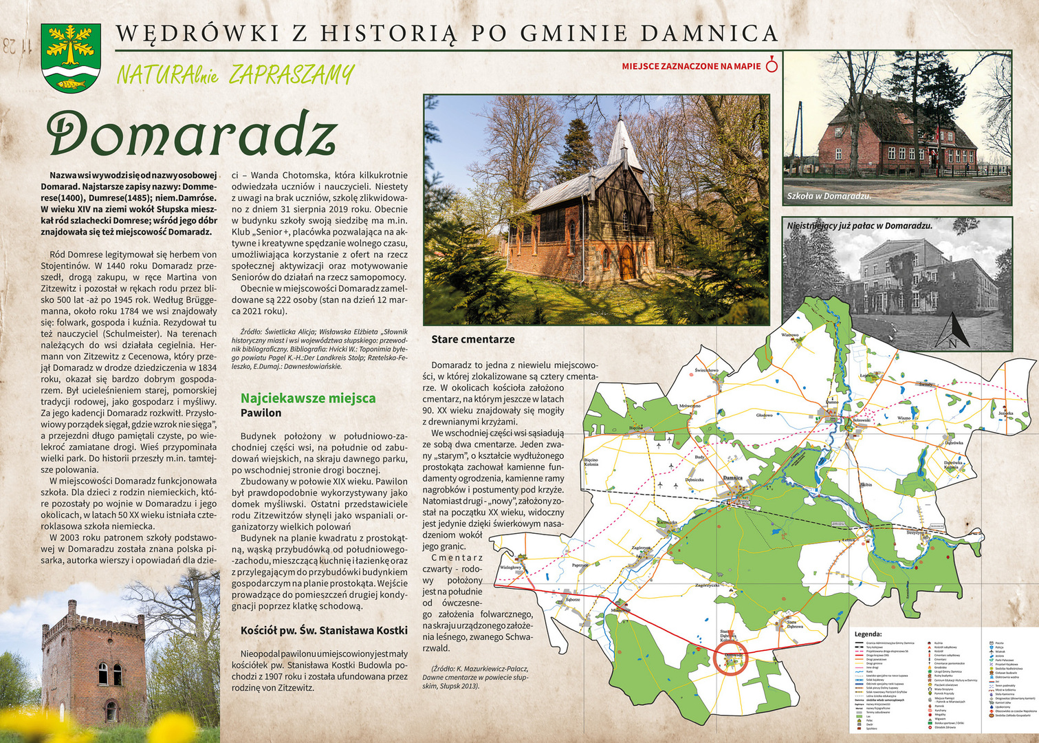 Wieś Zamieszkana Przez Drobną Szlachtę Nasze miejscowości - Gmina Damnica