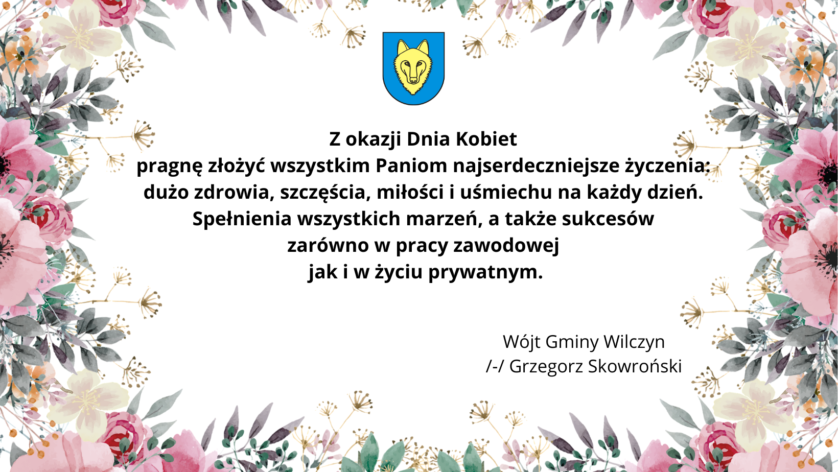Życzenia z okazji Dnia Kobiet