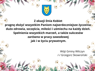 Życzenia z okazji Dnia Kobiet