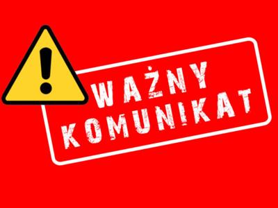 grafika ważny komunikat