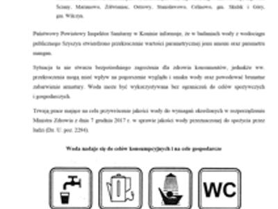 KOMUNIKAT Państwowego Powiatowego Inspektora Sanitarnego w Koninie