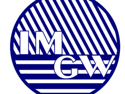 Zdjęcie przedstawia logo Instytutu Meteorologii i Gospodarki Wodnej