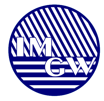 Zdjęcie przedstawia logo Instytutu Meteorologii i Gospodarki Wodnej