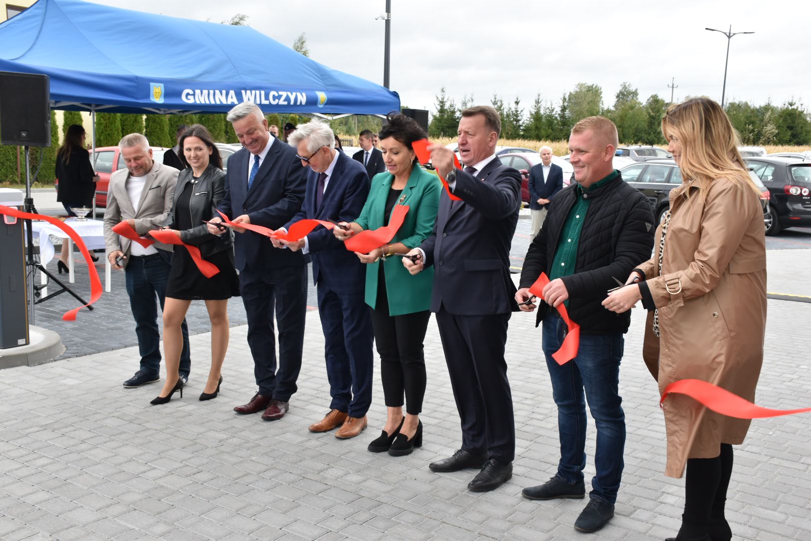 Zdjęcie z otwarcia inwestycji