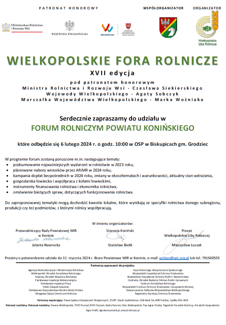 Plakat wydarzenia