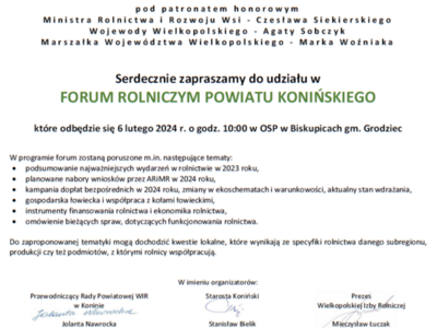 Plakat wydarzenia
