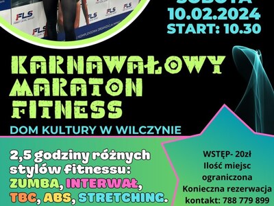 Karnawałowy Maraton Fitness