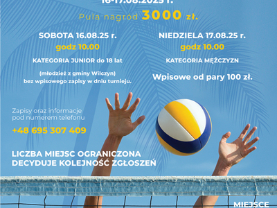 Turniej siatkówki plażowej o Puchar Wójta Gminy Wilczyn