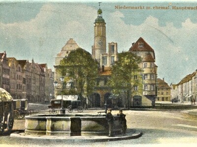 Plac rynkowy w Lwówku Śląskim