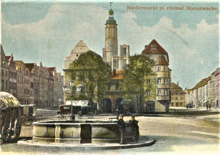 Plac rynkowy w Lwówku Śląskim