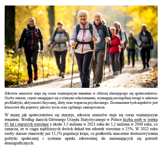Aktywność fizyczna a zdrowie seniora