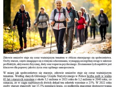 Aktywność fizyczna a zdrowie seniora