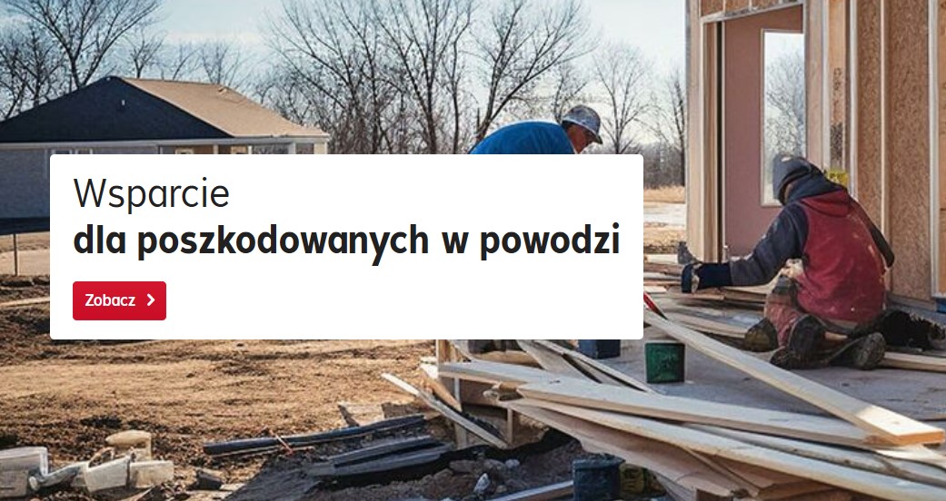Wsparcie dla poszkodowanych w powodzi