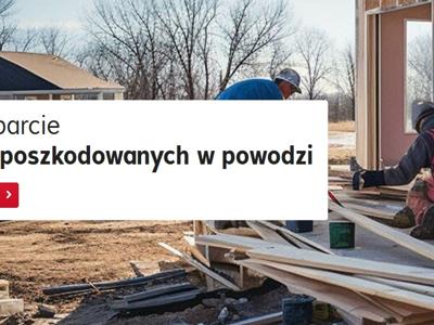 Wsparcie dla poszkodowanych w powodzi