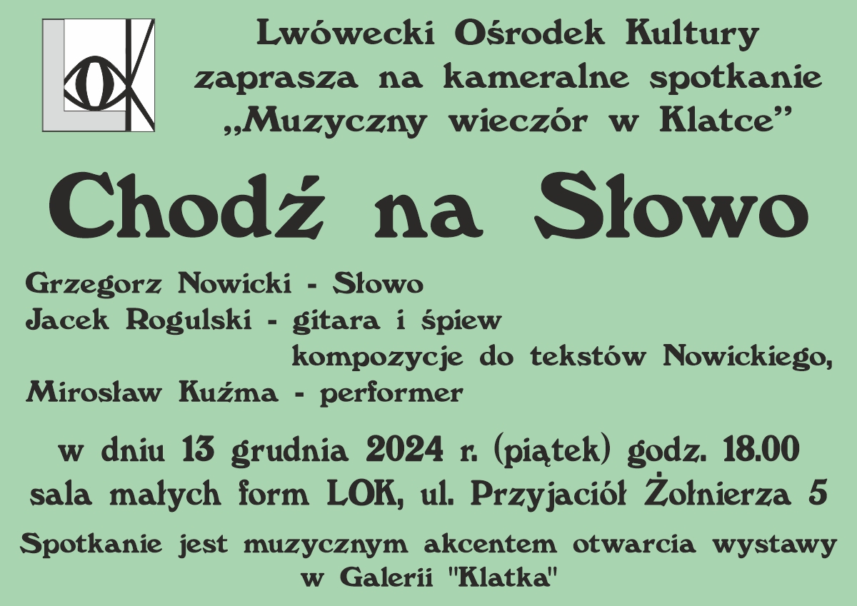 Chodź na Słowo - spektakl w LOK