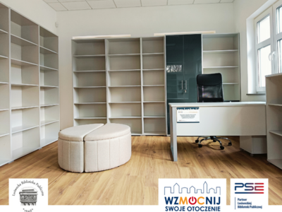Filia biblioteczna w Niwnicach otrzymała nowe wyposażenie, fot. 1