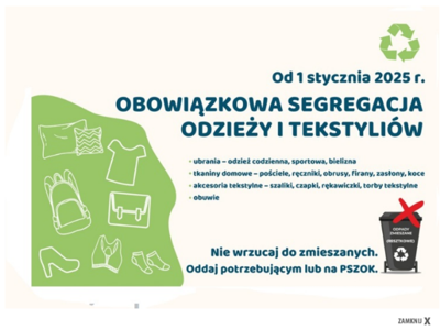 Zużyta odzież i tekstylia