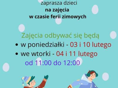 Oferta Biblioteki w Rakowicach Wielkich na ferie