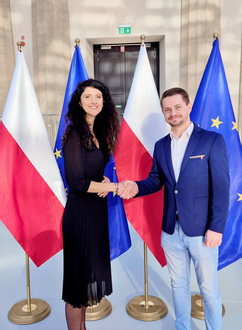 BURMISTRZ DAWID KOBIAŁKA SPOTKAŁ SIĘ Z PANIĄ WOJEWODĄ