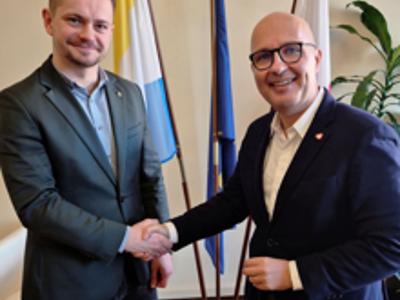 SPOTKANIE BURMISTRZA Z POSŁEM NA SEJM RP
