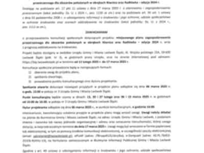 Ogłoszenie Burmistrza Gminy i Miasta Lwówek Sląski z dnia 10 lutego 2025 r., znak: GPNŚ.6721.1.2024.PS/41