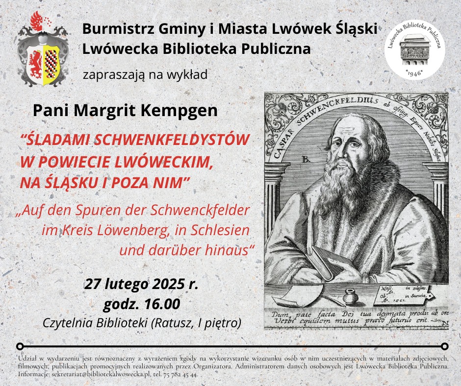  wykład o Schwenkfeldystach w powiecie lwóweckim