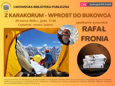 Z KARAKORUM - WPROST DO BUKOWCA - spotkanie autorskie w LBP