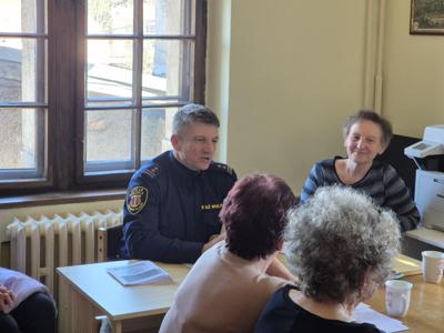 Przeprowadzone przez Komendanta Straży Miejskiej w Lwówku Śl. szkolenie w zakresie bezpieczny senior