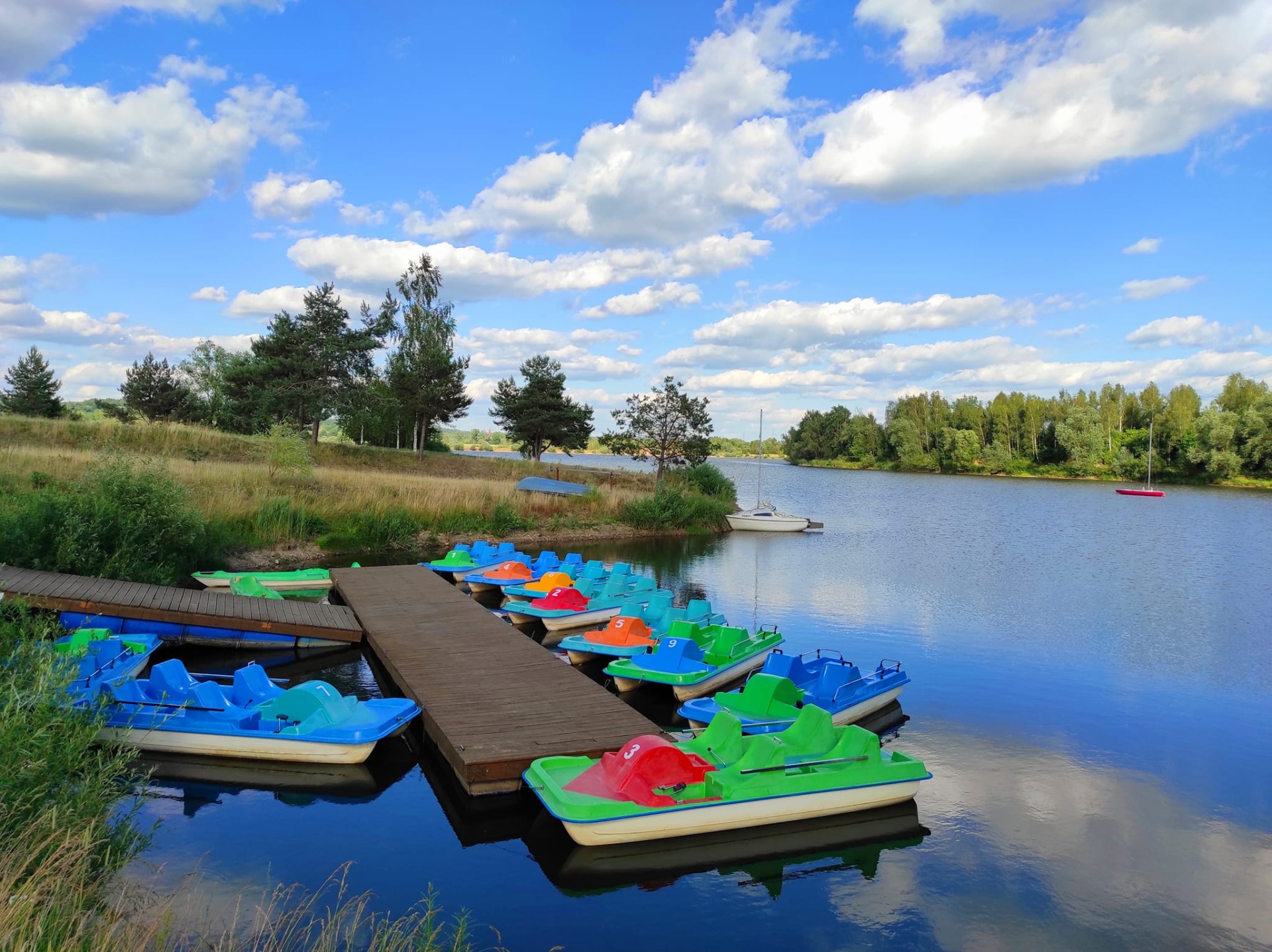 Przystań Czerwony Rak w Rakowicach Wielkich - stan w czerwcu 2022 r., fot. SW
