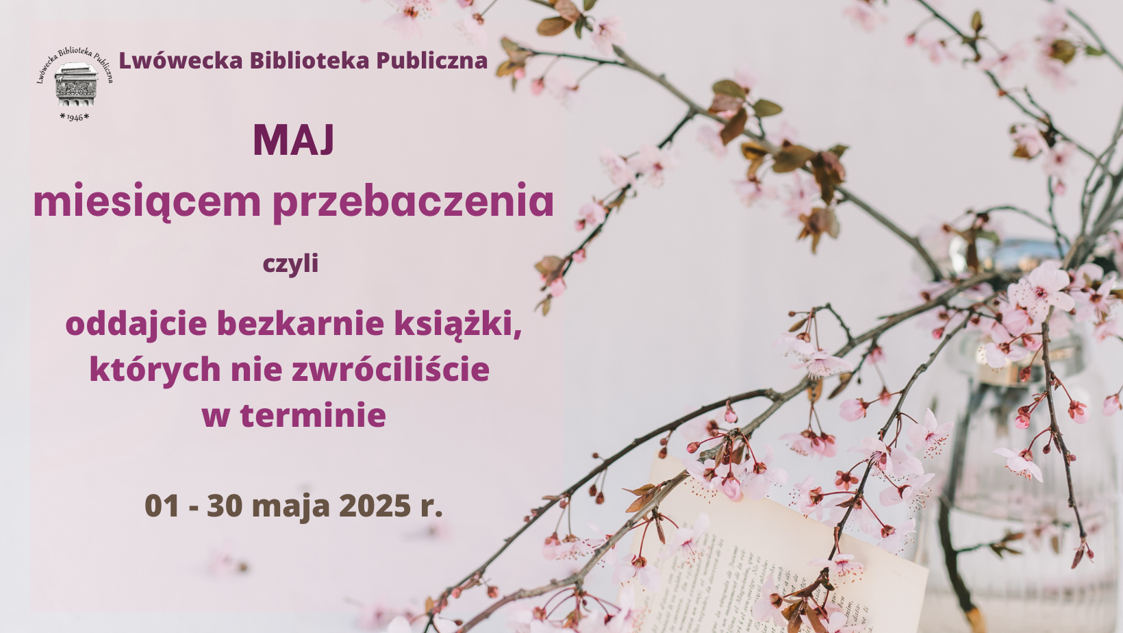 Maj - miesiącem przebaczenia