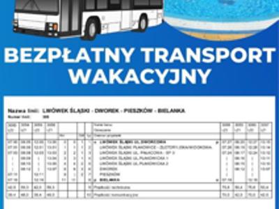 BEZPŁATNY TRANSPORT WAKACYJNY W GMINIE I MIEŚCIE LWÓWEK ŚLĄSKI