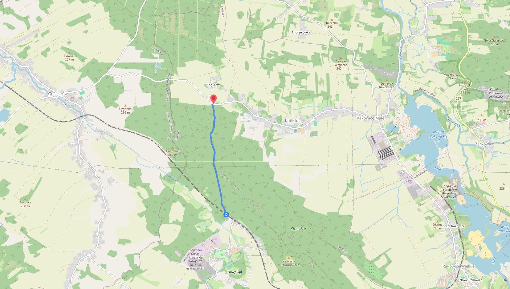 Całkowite zamknięcie drogi powiatowej nr 2515D