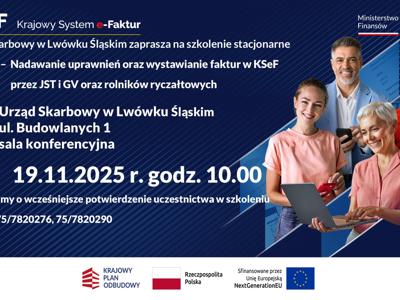 Urząd Skarbowy w Lwówku Śląskim zaprasza na szkolenie stacjonarne