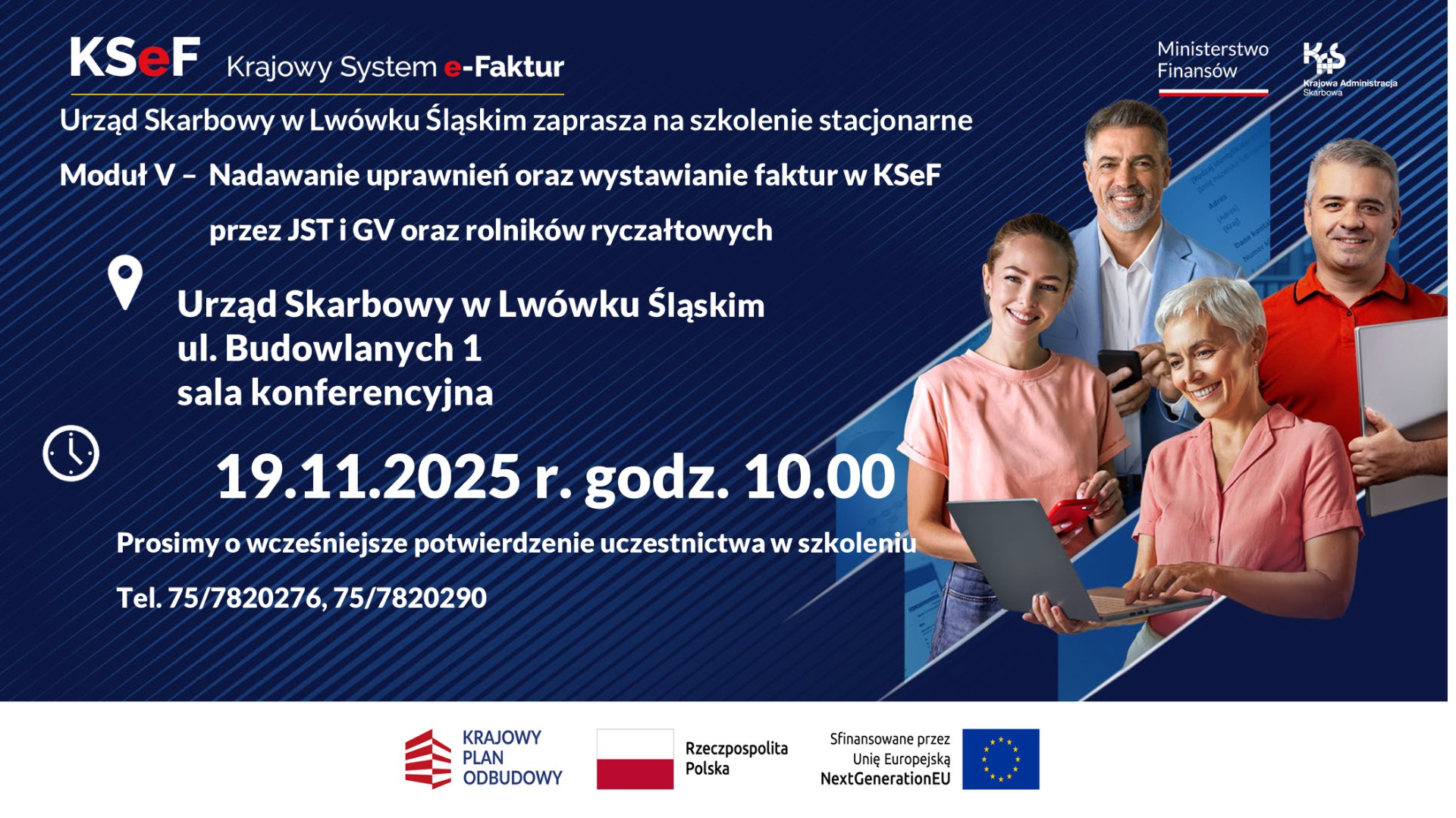 Urząd Skarbowy w Lwówku Śląskim zaprasza na szkolenie stacjonarne 