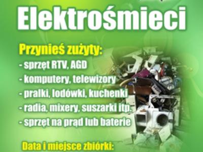 zbiórka zużytego sprzętu elektrycznego i elektronicznego