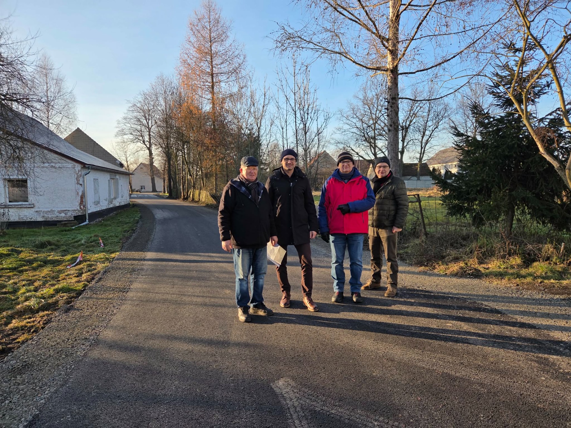 Odbiór drogi gminnej w Chmielnie, fot. 1