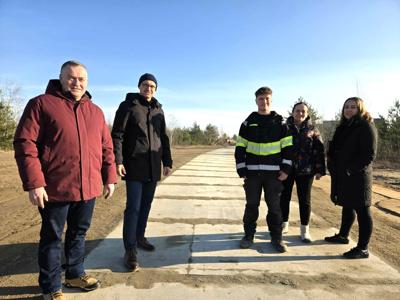 Odbiór drogi gminnej w Rakowicach Małych, fot. 1