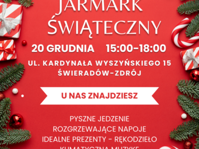 Jarmark Świąteczny 20 grudnia 15:00 18:00